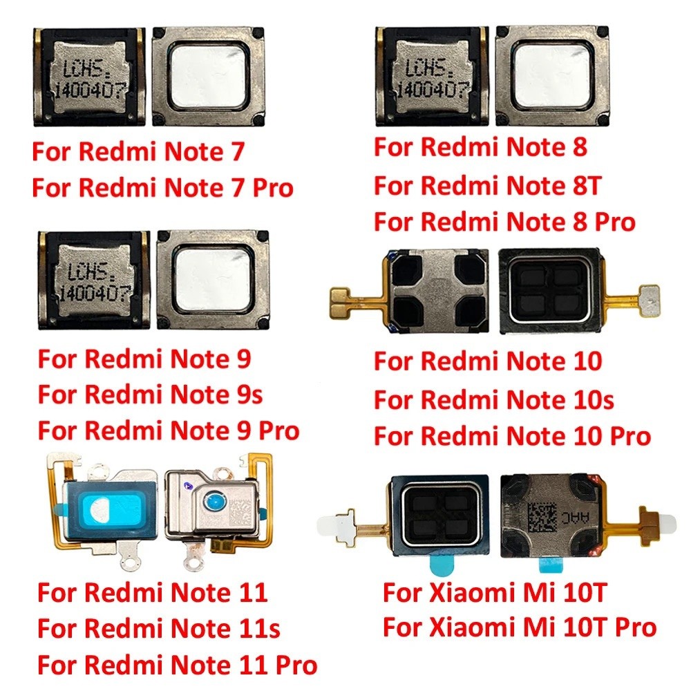 Original Ear Earpiece Speaker For Xiaomi Mi 10T Redmi Note 7 8 8T 9 9S ...