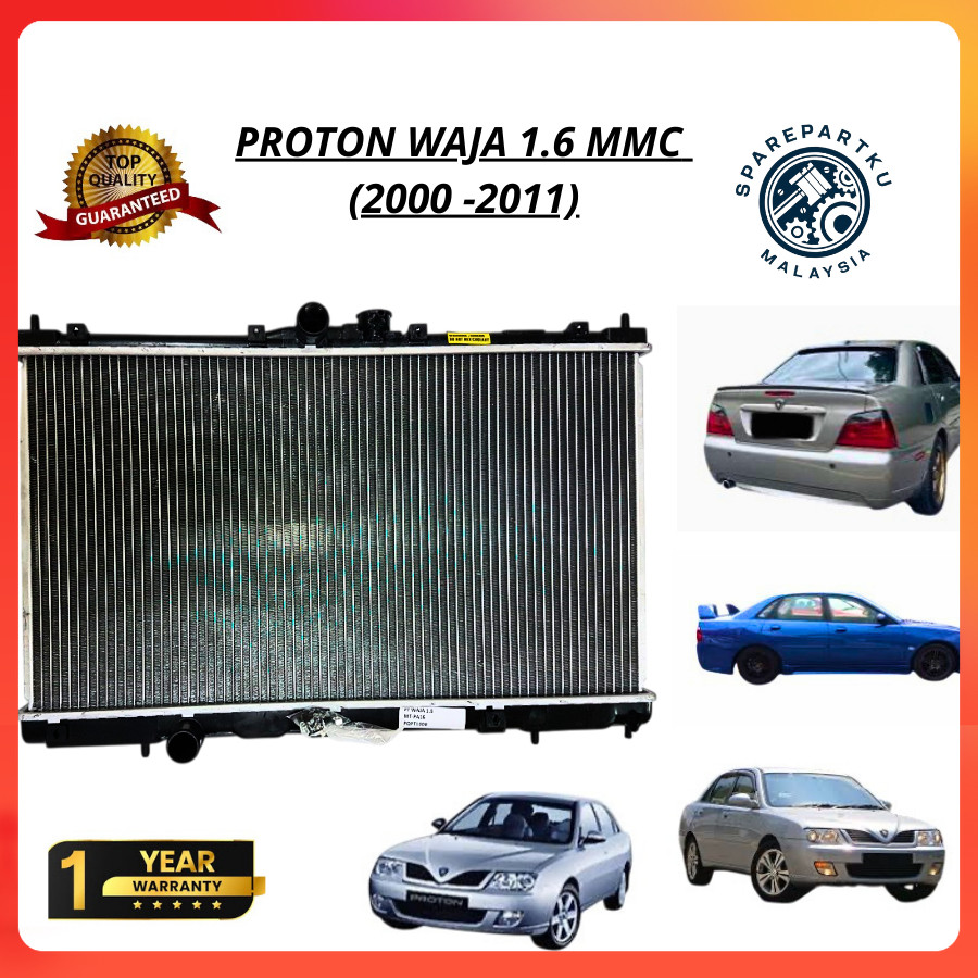 PROTON WAJA 1.6 MMC AUTO MANUAL RADIATOR TEBAL TANGKI AIR 1 TAHUN ...