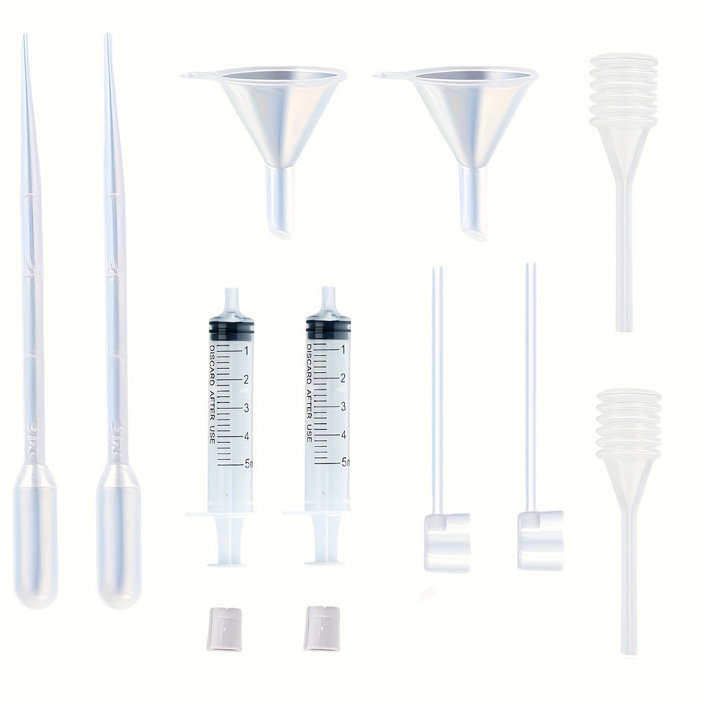 12-piece perfume dispenser set - 2 syringes, 2 pipettes, 2 perfume ...