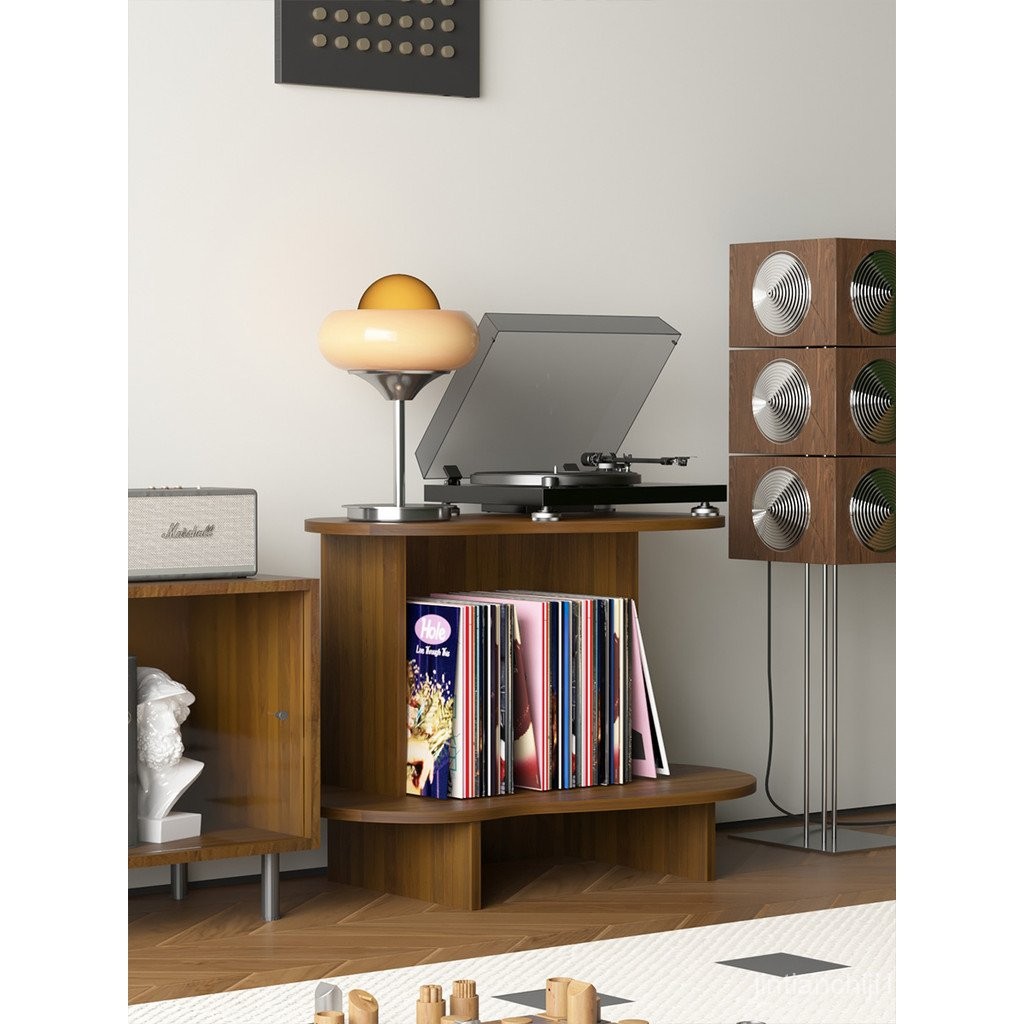 Vinyl Record Cabinet Floor Storage Rack Record Display Cabinet ...
