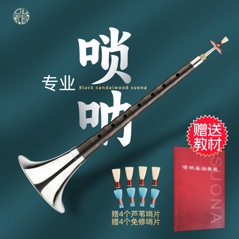 Shanghai Wuyue Brand Seiko Professional Playing Grade Ebony Suona ...