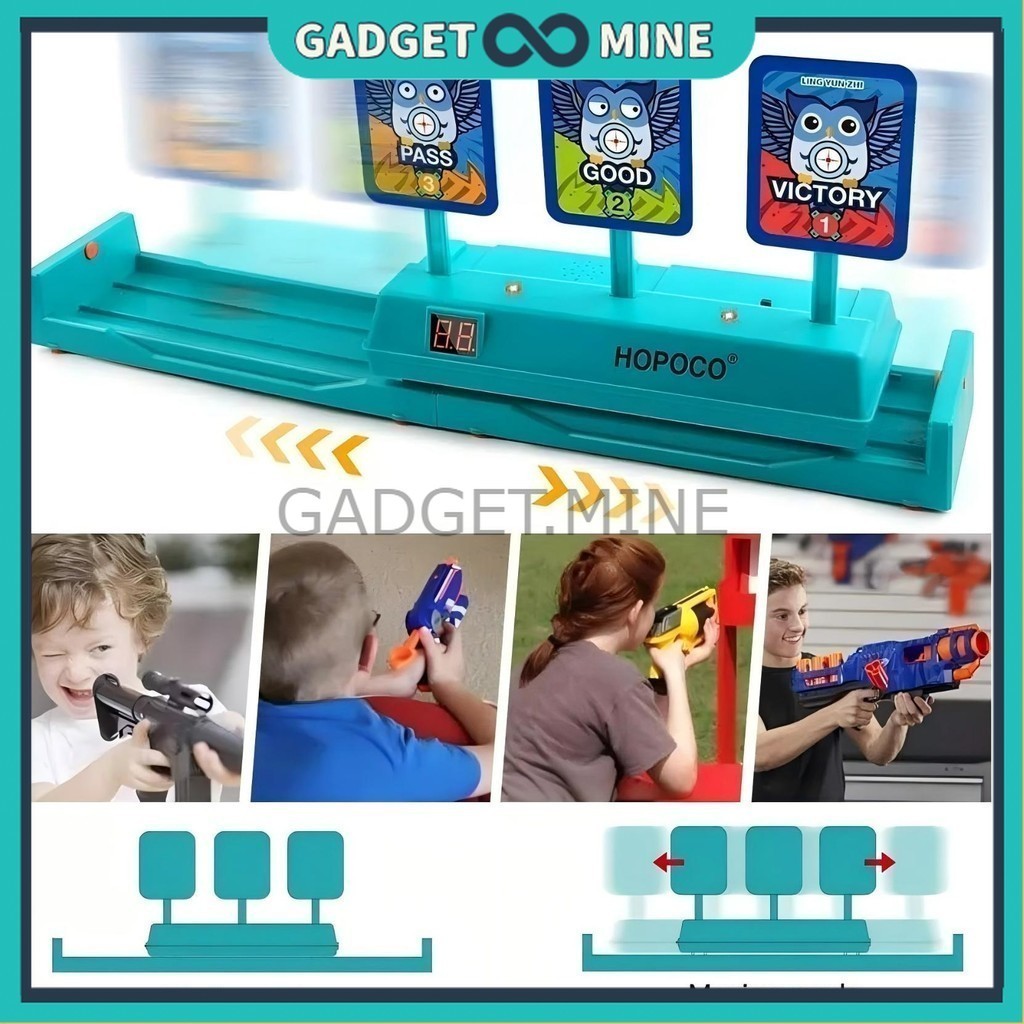Electronic Shooting Target for Toys Scoring Auto Reset Digital Targets ...