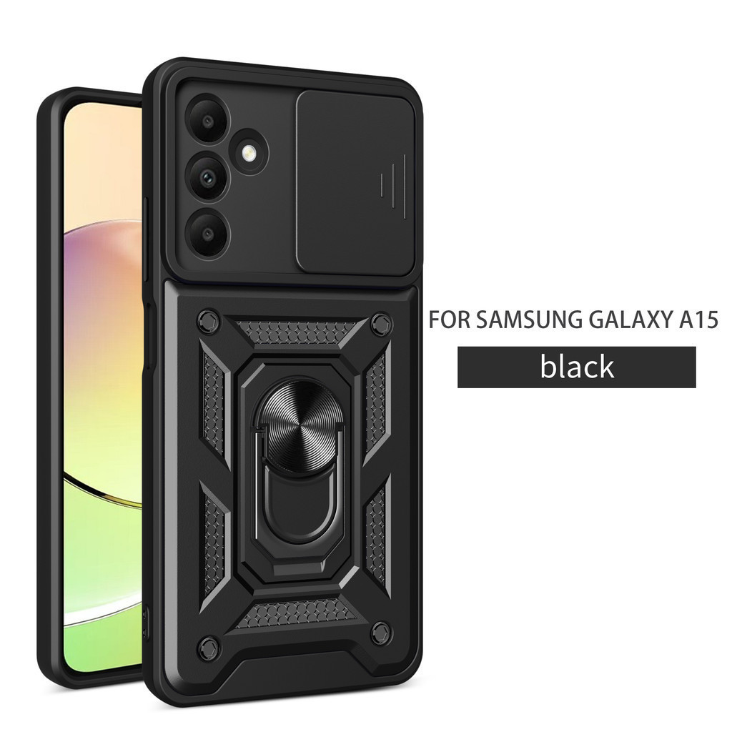 √√√Case Samsung Galaxy M14 M54 M52 M23 F23 M34 F34 5G F13 M13 M62 F62 4G  Case Shockproof Armor Ring Bracket Hard Back Cover For Slide Cases
