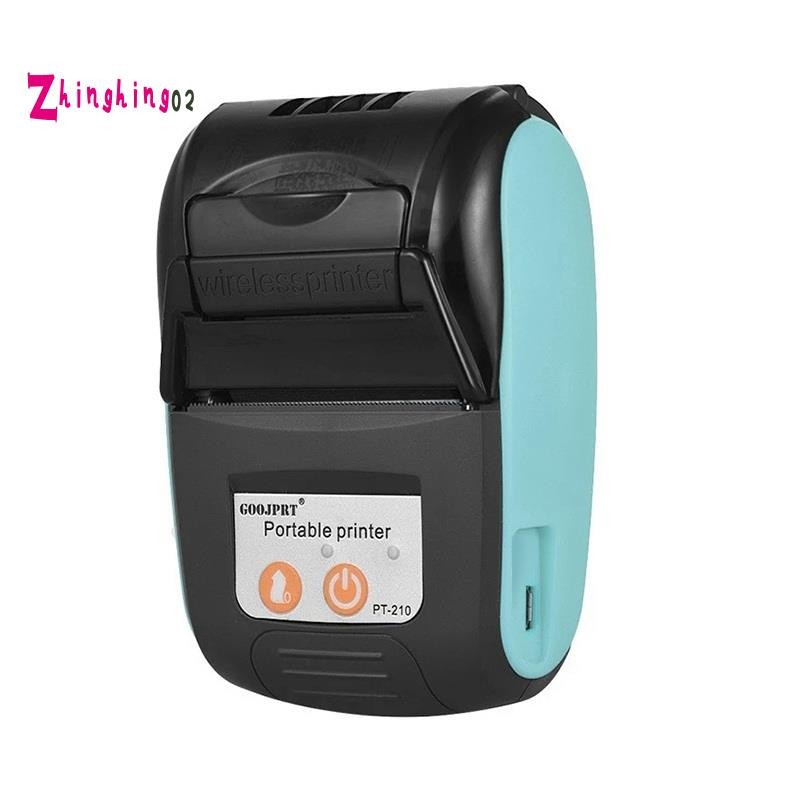 PT-210 Portable Thermal Printer Handheld 58mm Receipt Printer for ...