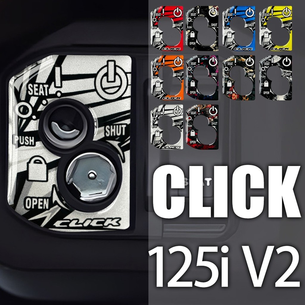 For Honda CLICK 125i V2 Scooter Motorcycle Keyhole Protection Stickers ...
