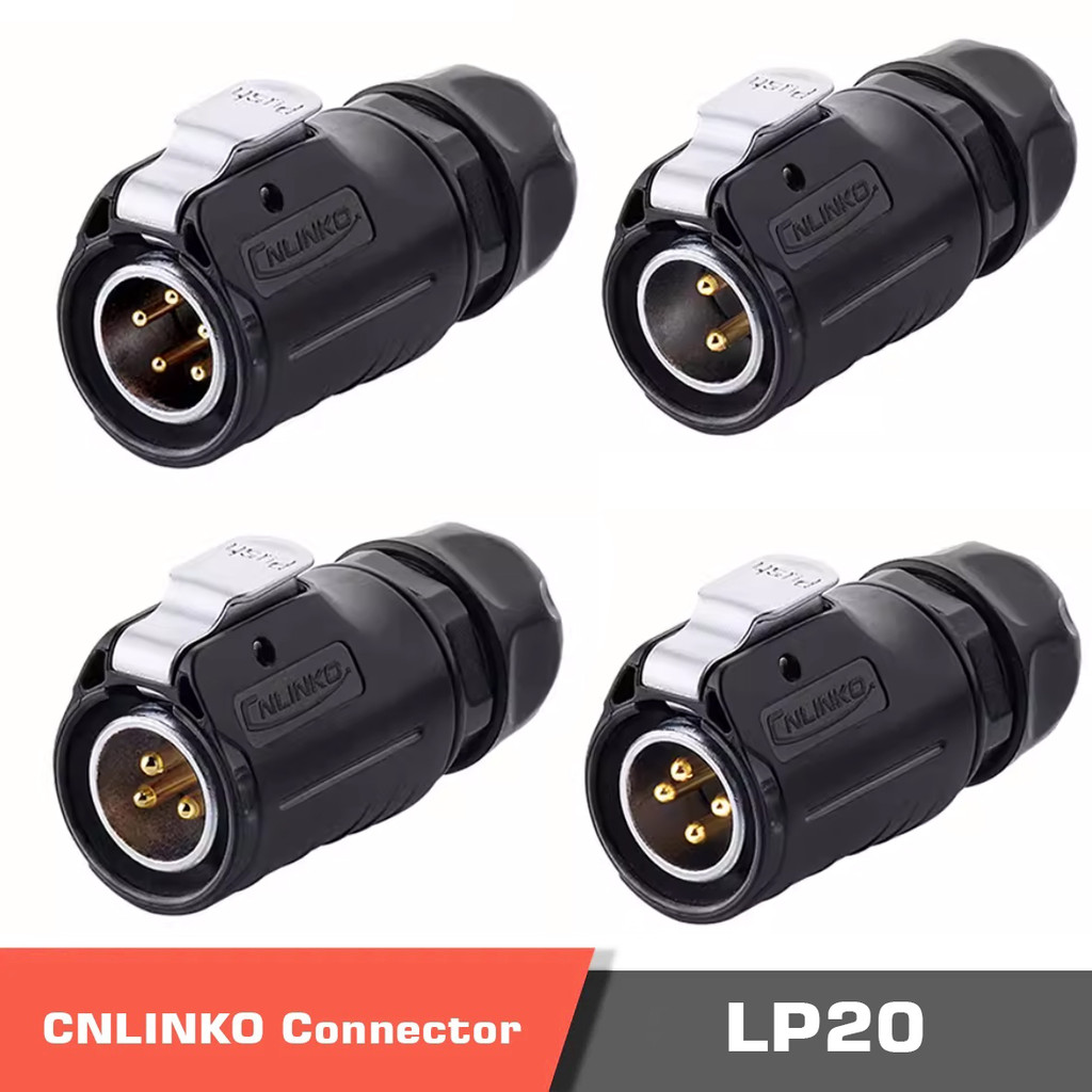 CNLINKO LP20 7-Pol Steckverbinder - IP68 Wasserdicht Für Auto & Outdoor