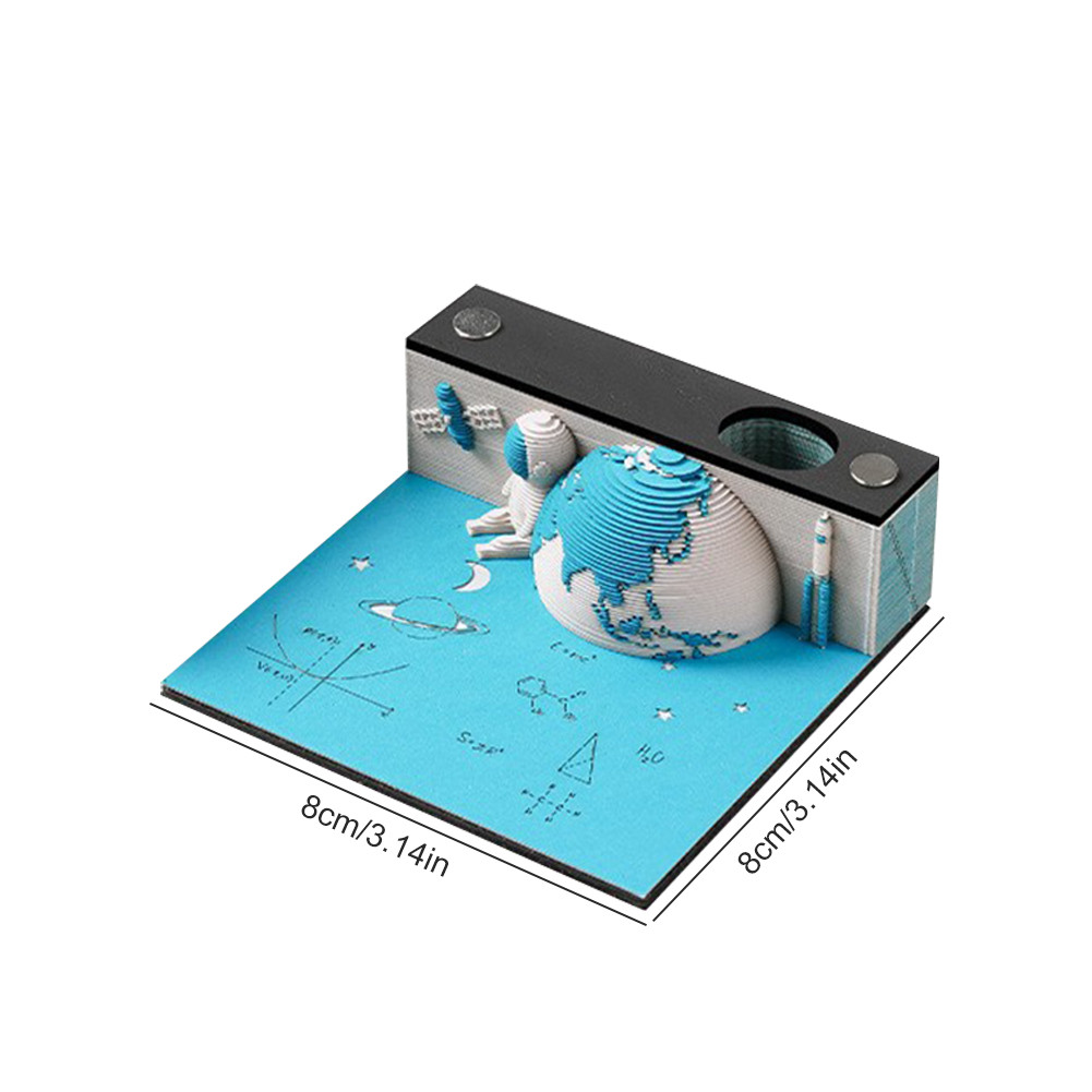 [shibelss.my] 2024 Calendar Memo Pad 2024 Chasing Dreams Notebook DIY