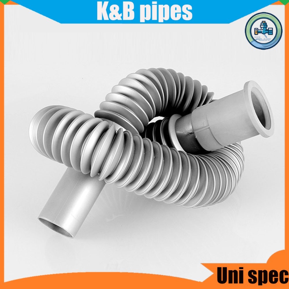 【KHM】Washbasin Drain Hose Toilet/sink drain Fittings Retractable water