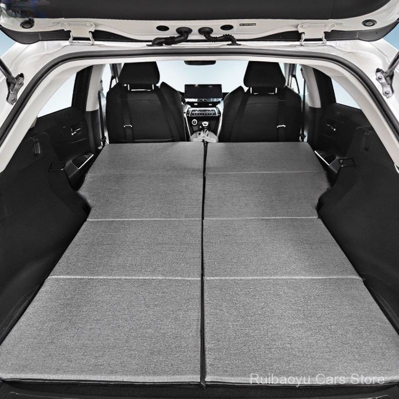 Cotton Flax Camping Car Mattresses Back Seat Non-Inflatable Bed Travel ...