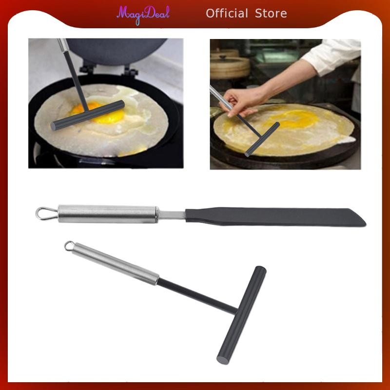 MagiDeal 2 Pieces Crepe Making Spreader Kitchen Accessories T Shaped ...