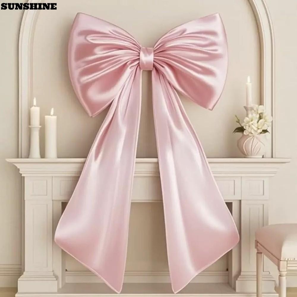 SUNSHINE Giant Bowknot, Hanging Satin Ribbon Big Coquette Bow, Fashion ...