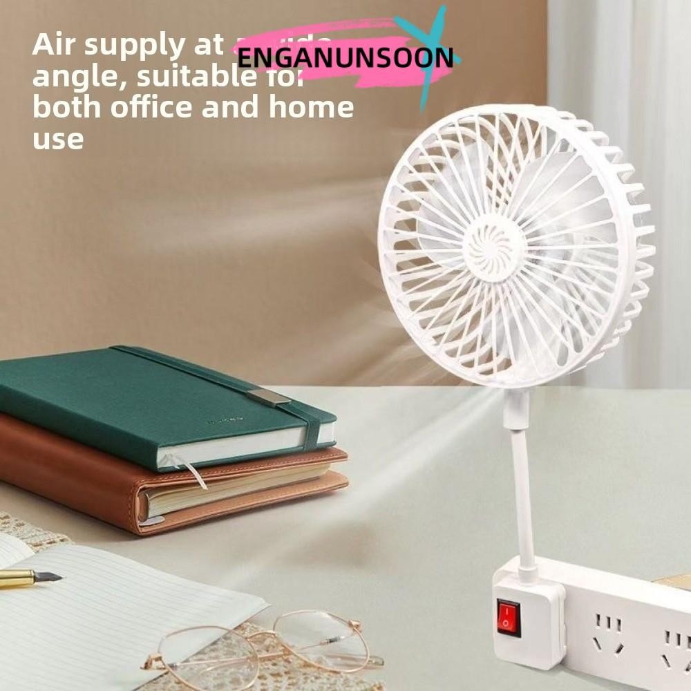 ENGANUNSOON Socket Fan, Cooling Energy Saving Fan with 3-Blade Plug ...