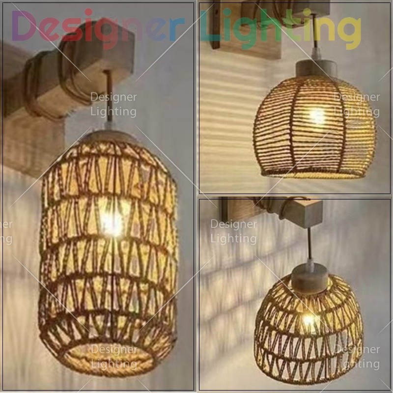 Designer Wall Light Rattan Wall Lamp Muji Concept Bamboo Wall Light ...