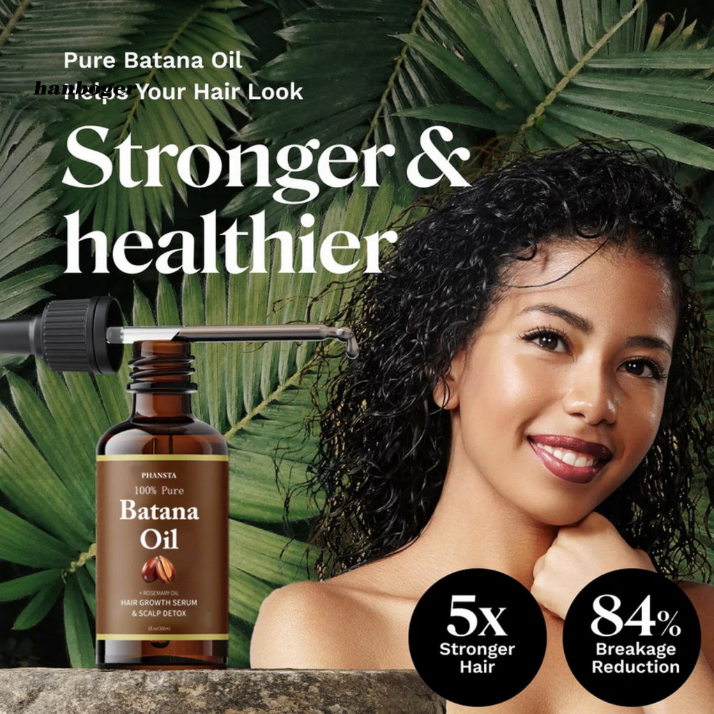 Han_ Plants Extract Hair Oil Hydrating Hair Oil 30ml Batana Rosemary ...