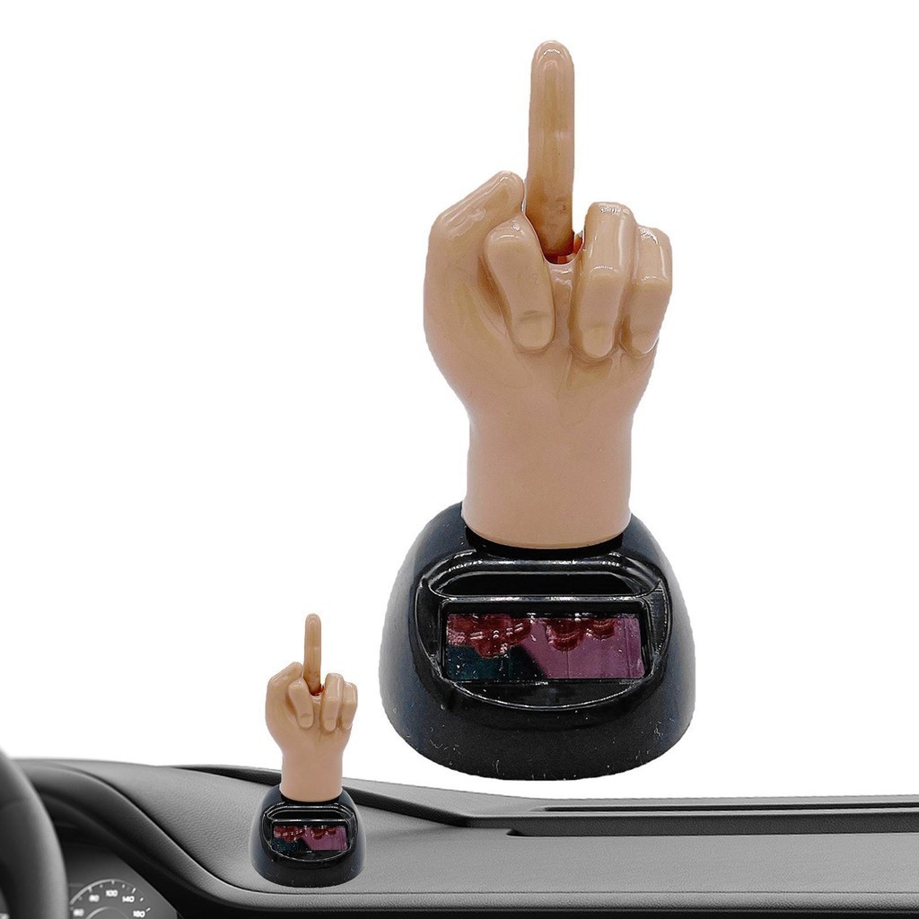 Finger Ornament Shaking Middle Finger Toy Funny Creative Cartoon ...