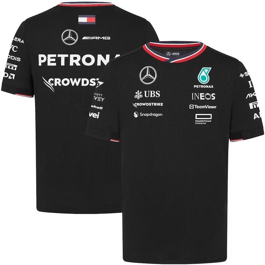 Mercedes AMG Petronas F1 2024 Team Driver TShirt Black S5XL