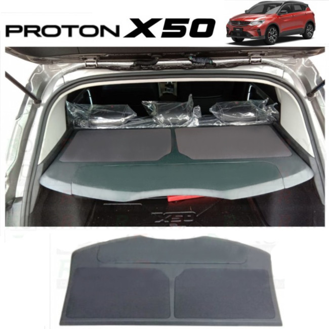Proton X50 Custom Fit Grey PVC Leather Rear Top Speaker Board Car Acc ...