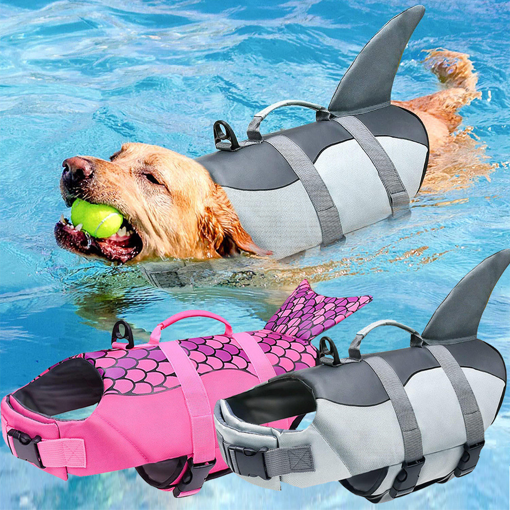 Pet Life Jacket Dog Swimsuit Outdoor Summer Big Dog Supplies Dog Life