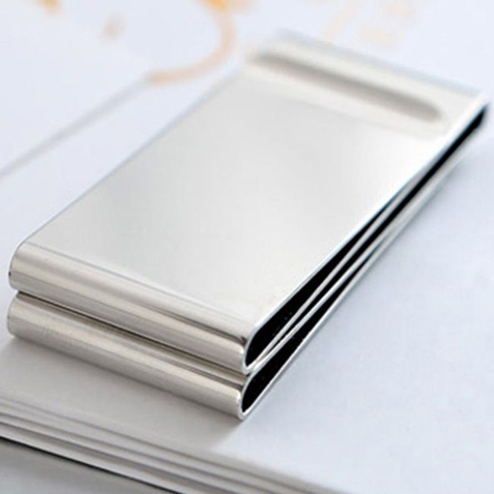 Silver Clips Clamp Dollar Metal Credit Card Holder Money Clip Stainless ...