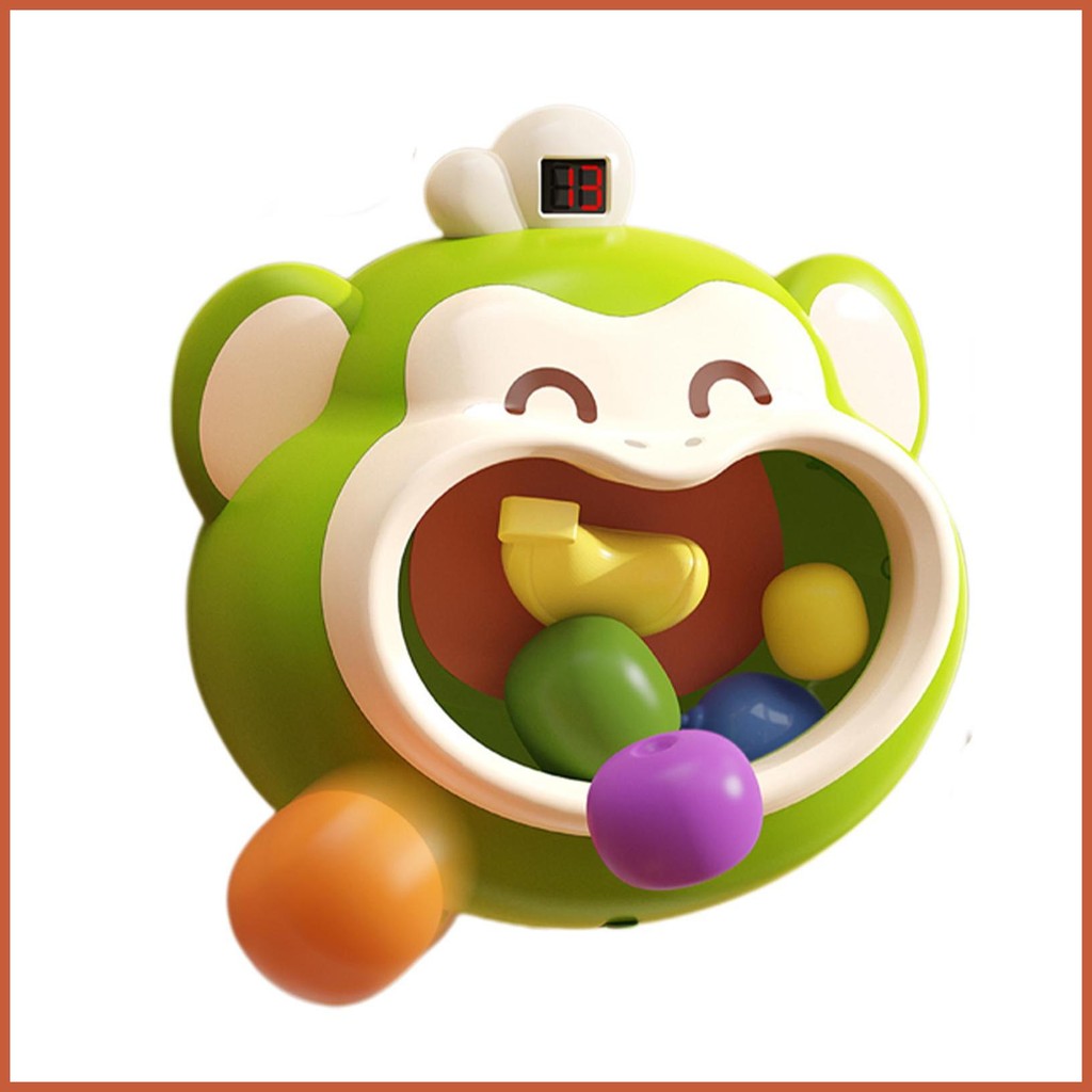 Kids Basketball Hoop Cute Basketball Hoop with Scoreboard Monkey Head ...