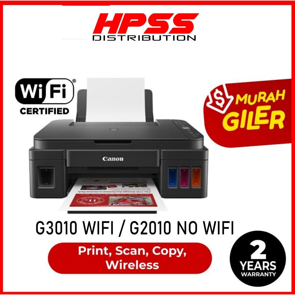 CANON G3010 G2010 G2020 / G1010 / G1730 G4010 INK TANK PRINTER E410 ...
