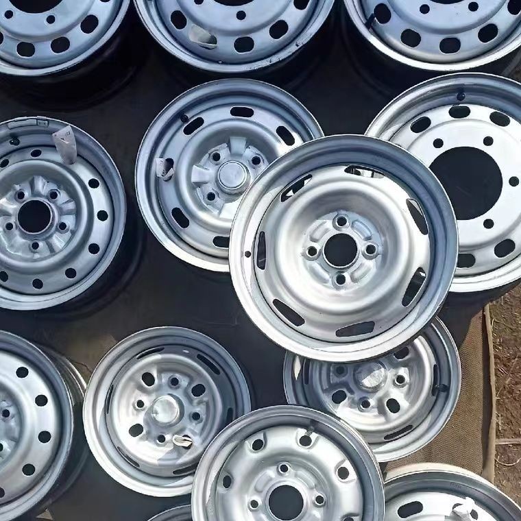 Bahagian Kereta Terpakai Rim Roda Besi Rim Keluli 16-inci 15-inci 14 ...