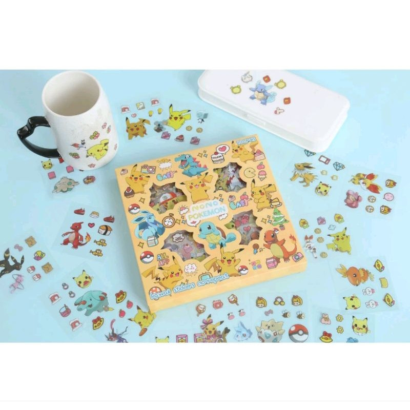 Sticker Nono Viral Cute Cartoon Character Pororo Antem Pokemon Super ...