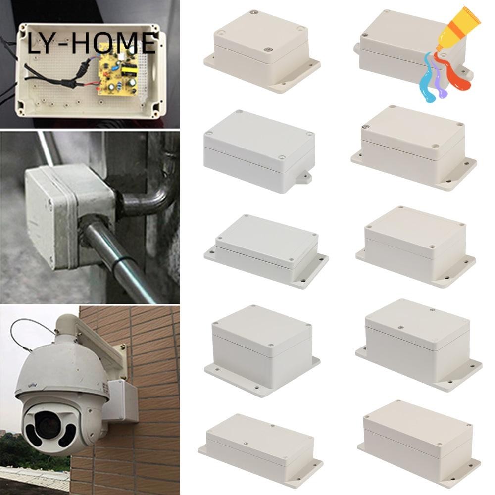 LY-HOME Electronic Project Boxes White Accessories Plastic ABS Outdoor ...