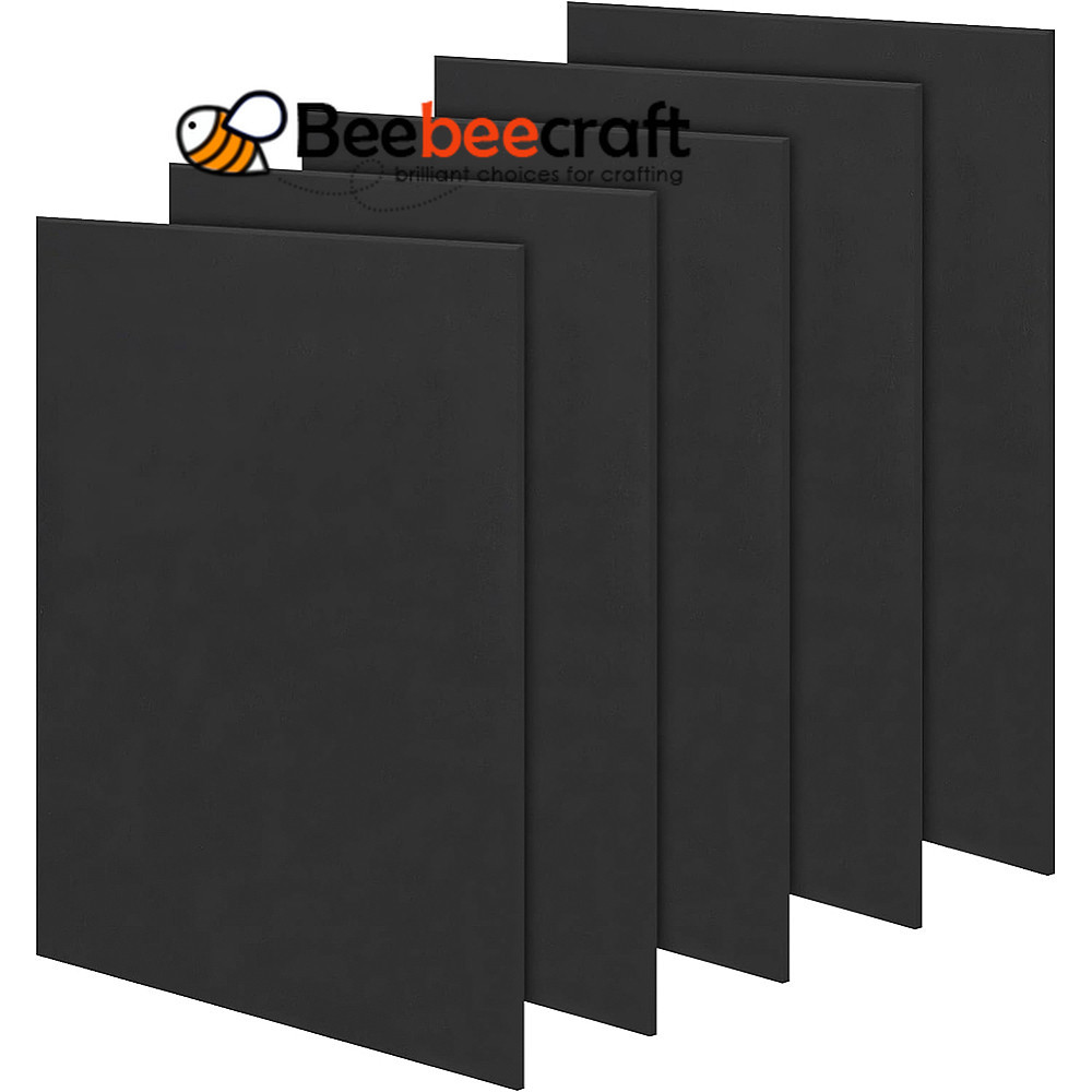 5Sheet 5 Sheets 3mm Black Foam Boards A4 Black Foam Rubber Sand Table