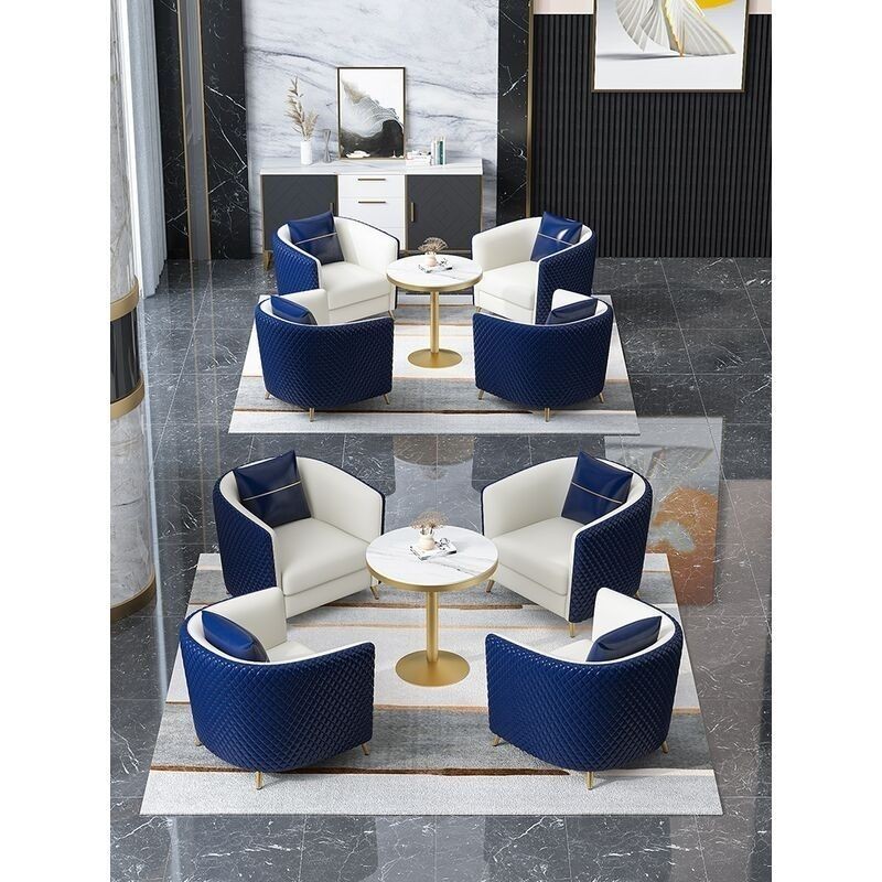 Nordic Leisure Sofa Sales Office Reception and Negotiation Table and ...