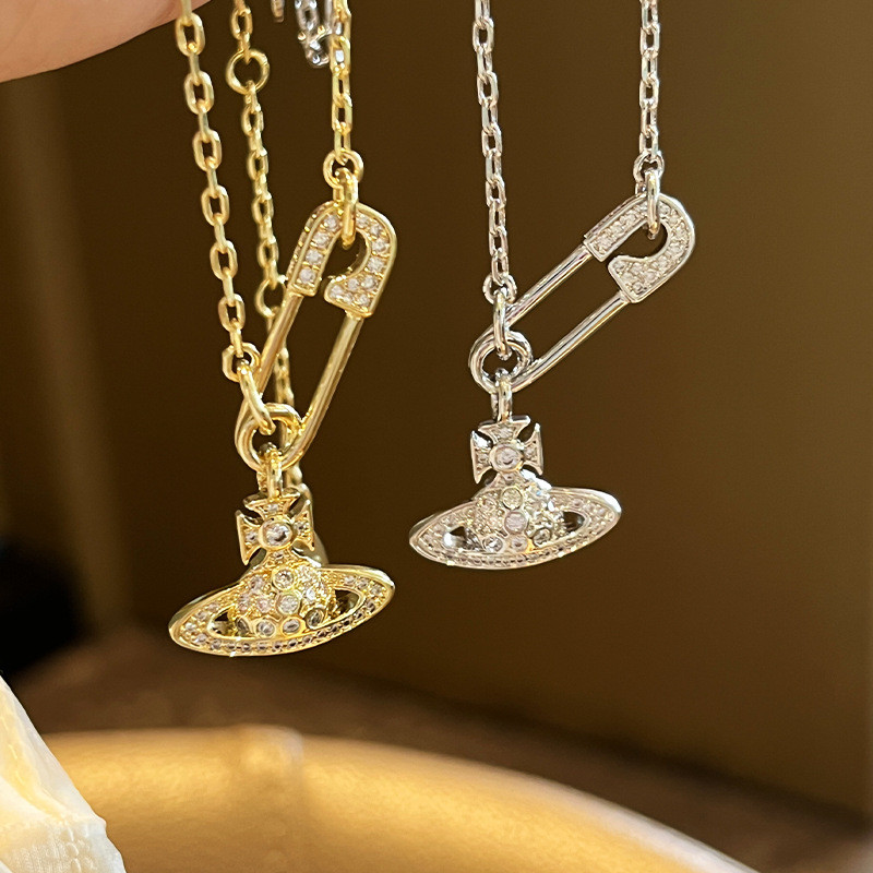 Vivienne westwood necklace pin online
