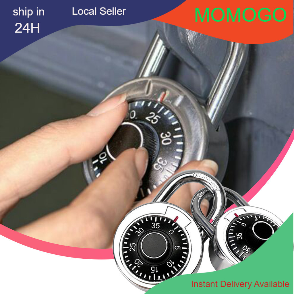 Retro Turntable Password Lock Luggage Suitcase Drawer Cabinet Security ...