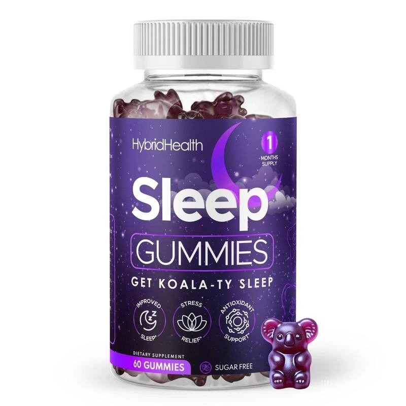 Melatonin Kesihatan Hibrid Menggalakkan Gummies Tidur (Tanpa Gula ...