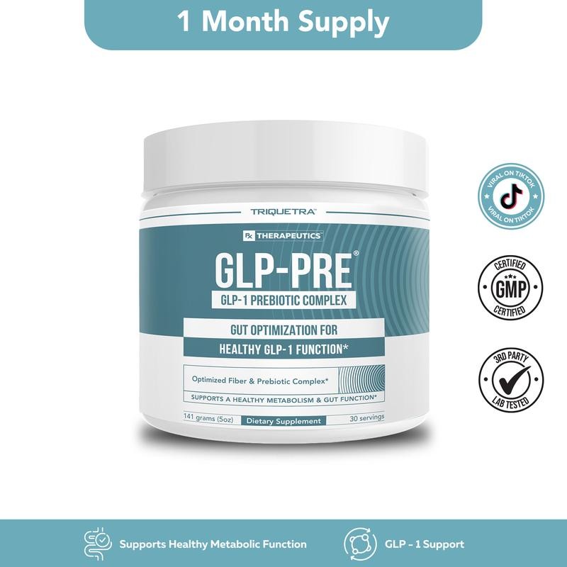 Image showcasing GLP-Pre | GLP-1 Prebiotic Complex | Gut Optimization For Natural GLP-1 ...