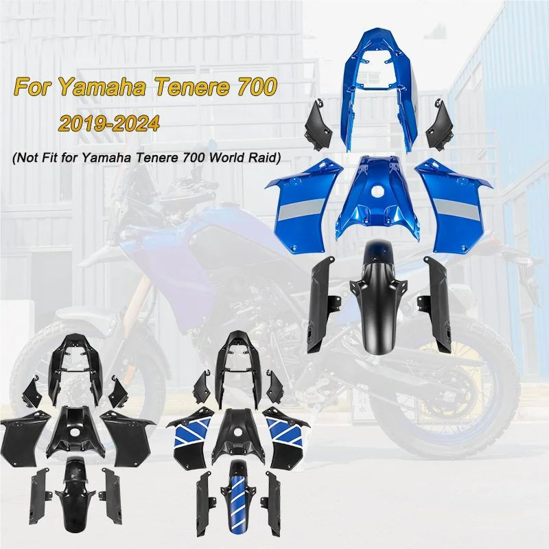 New Motorcycle Fairings For Yamaha Tenere 700 2019-2024 Bodywork Frame ...