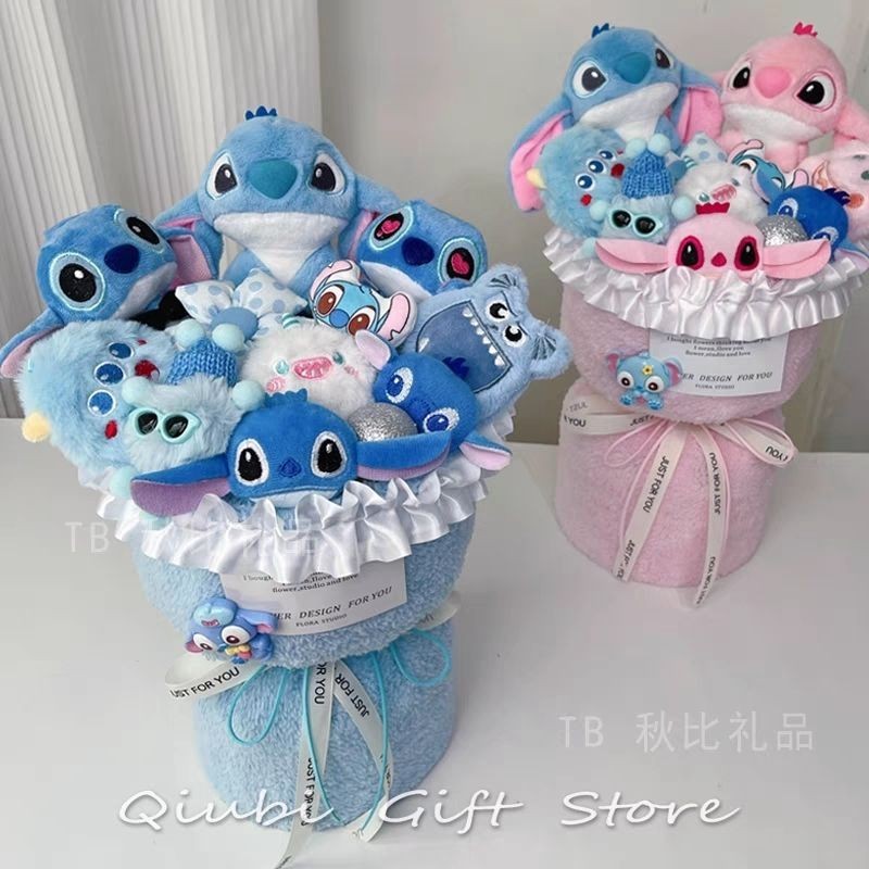 Stitch Doll Doll Bouquet Gift史迪仔玩偶公仔花束生日礼物女生闺蜜实用男朋友史迪奇娃娃毕业cxb qionghai ...