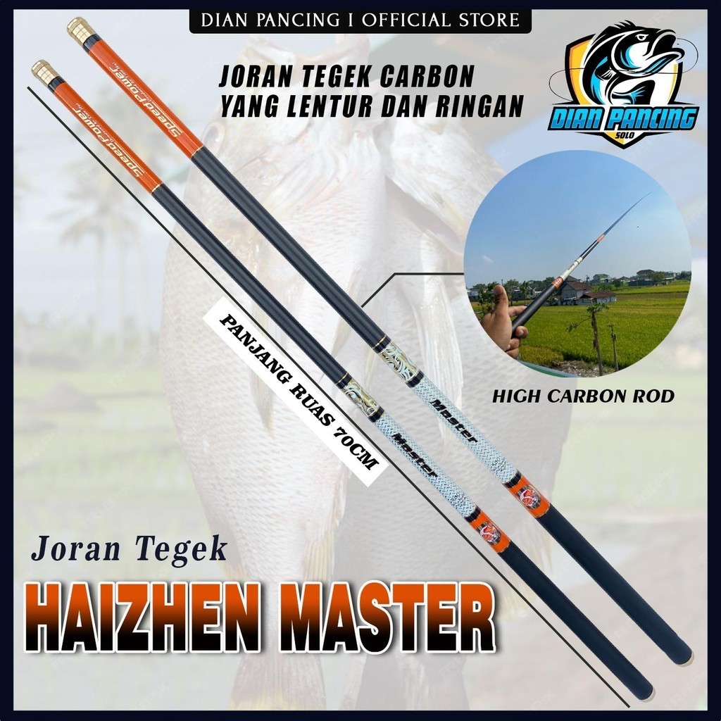 Haizhen Master HiCarbon Rod Tile Rod Flexible And Lightweight Specs ...