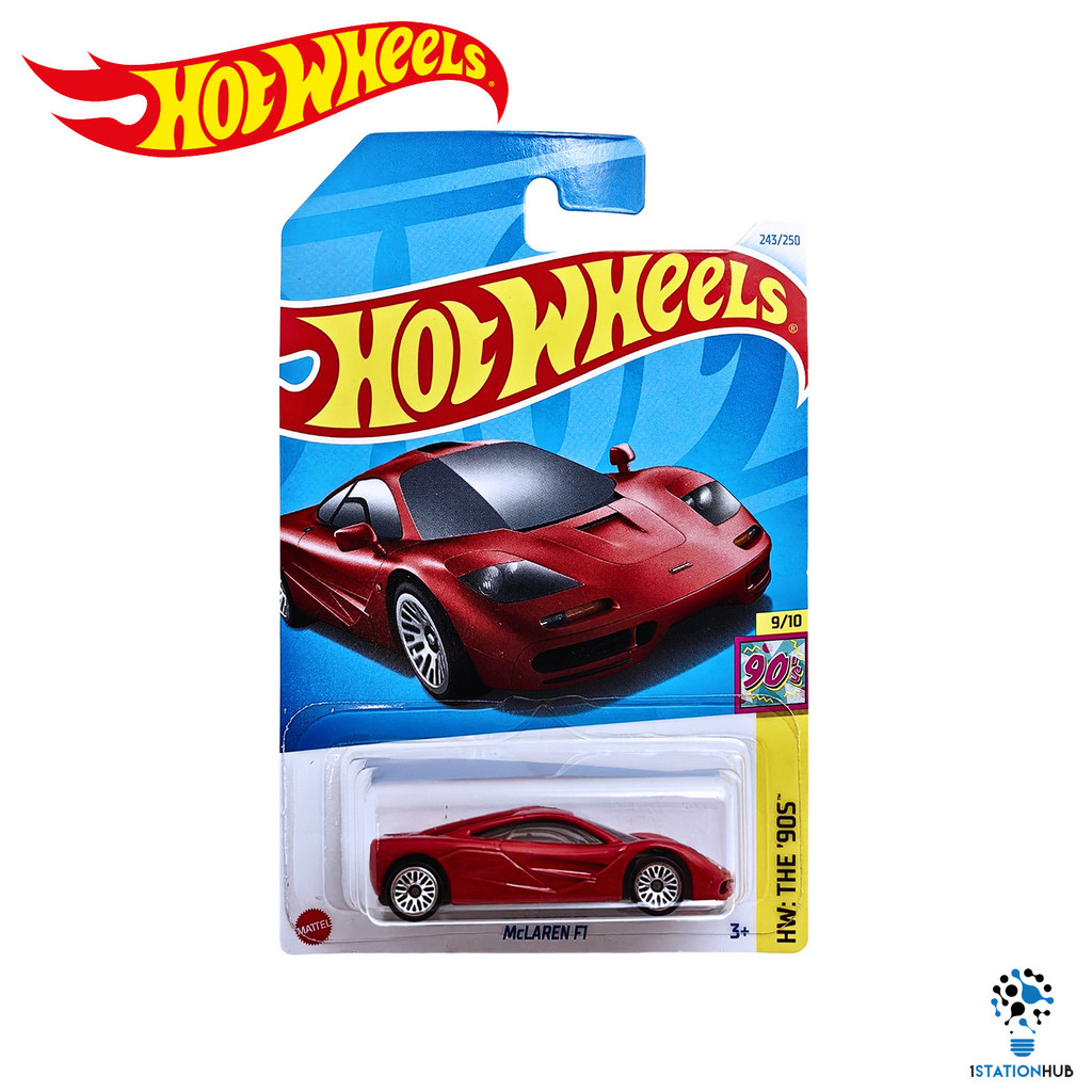 Hot Wheels HW THE 90'S Mclaren F1 Car Mattel Cars Collector Kids