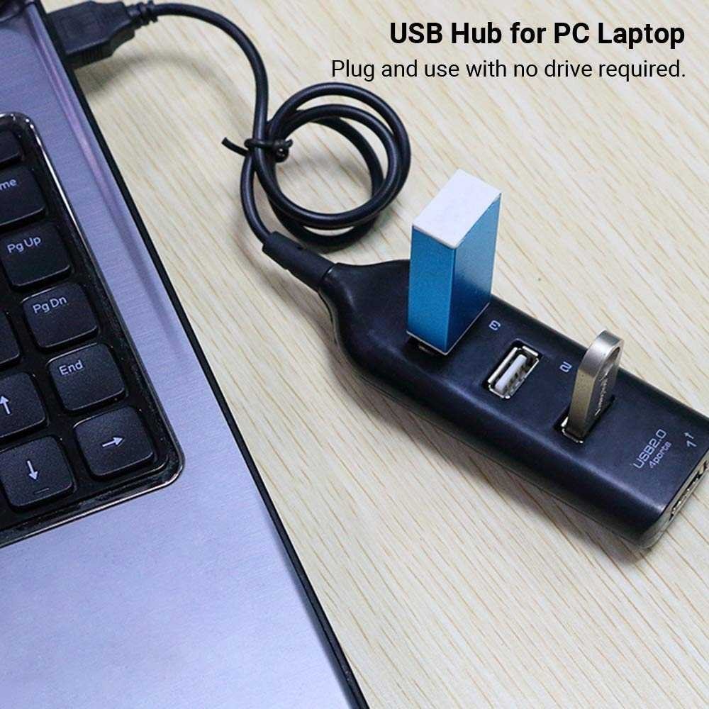 Portable USB Hub 2.0 4 Port 480Mbps - HB304 ( ORI ) | Shopee Malaysia