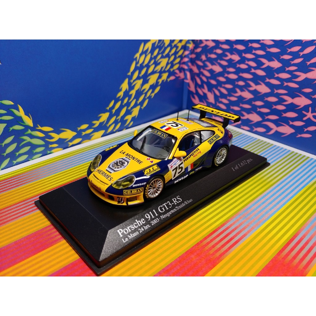 Porsche 911 GT3 RSR #90 Winner LMGT Le Mans 2004 1/43e MINICHAMPS