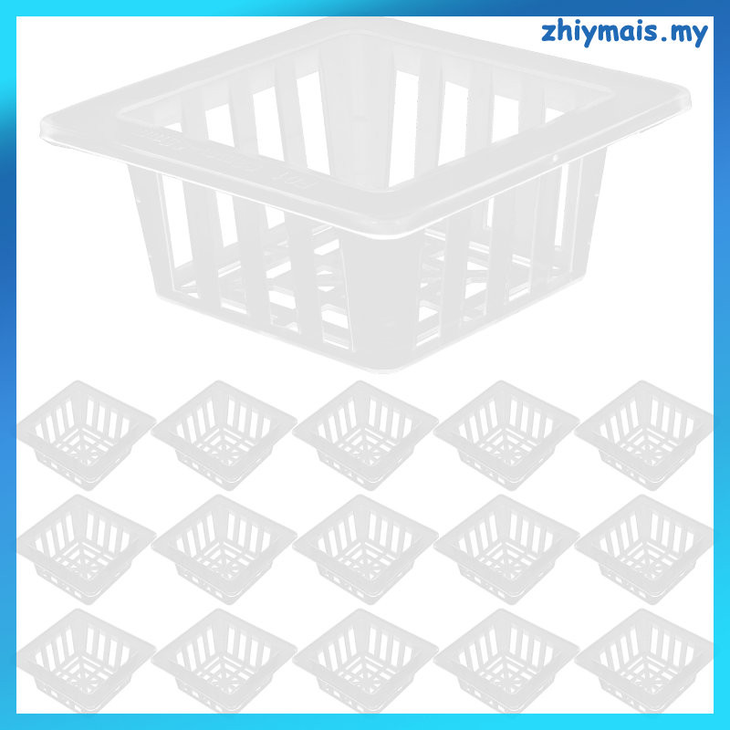 Clear Plant Pots Square Planting Basket Garden Net Cups Pond ...