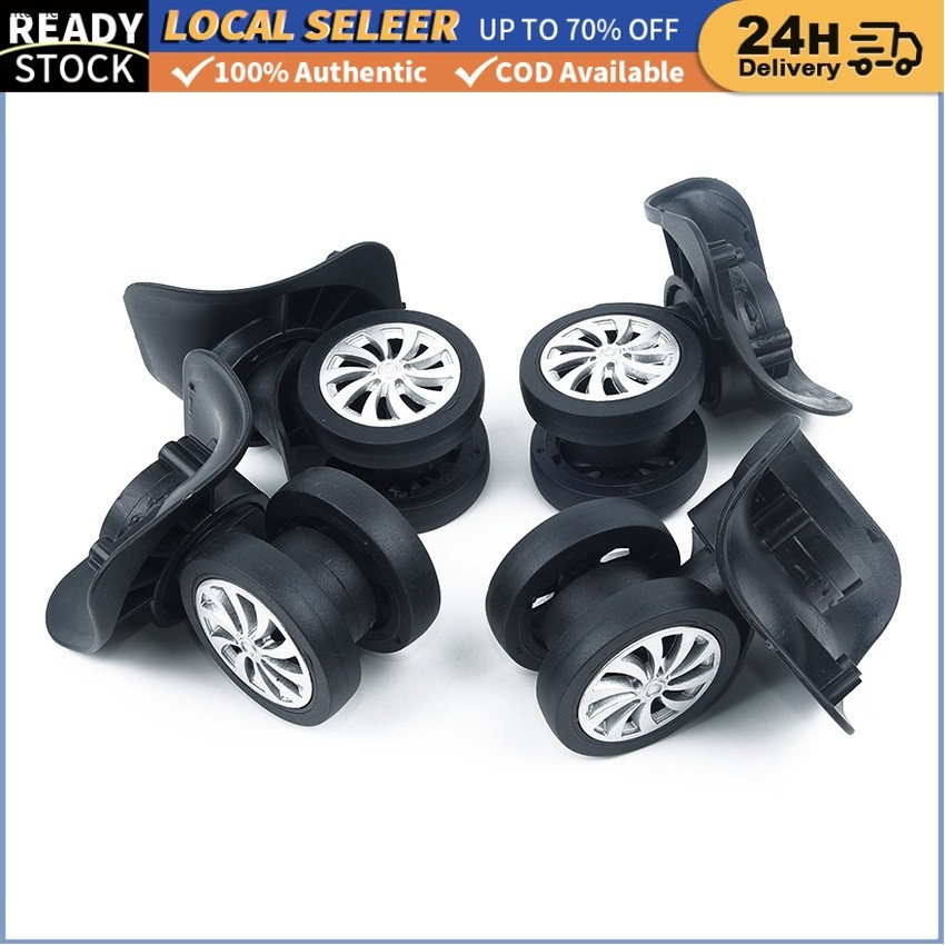 4pcs/set Replaceable Luggage wheel trolley box travel box Universal ...