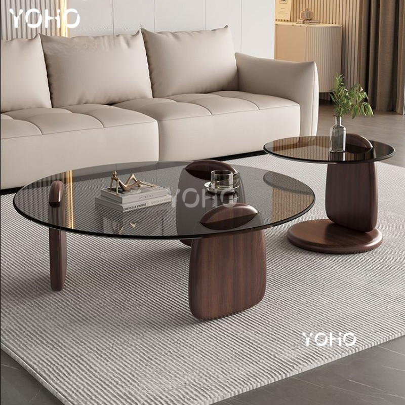 Nordic style coffee table living room light luxury simple modern tea ...