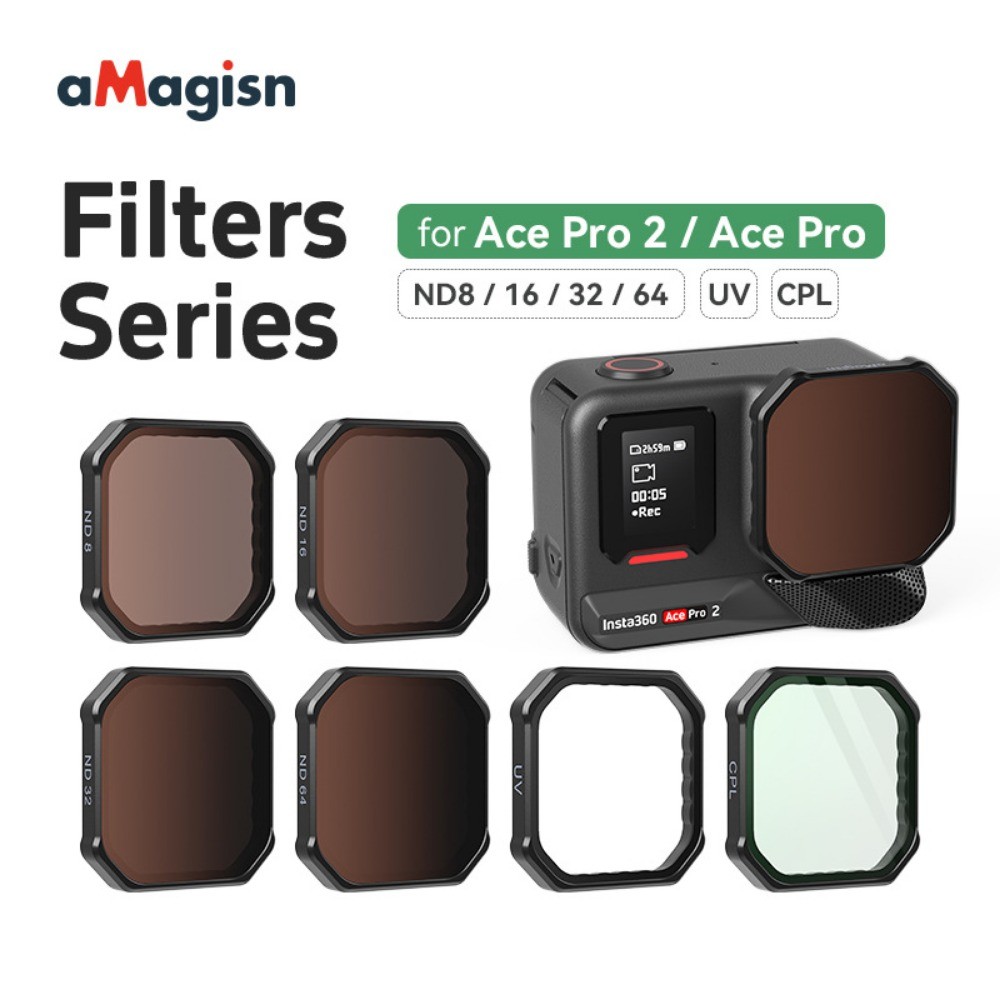 Filtre UV Étanche Insta360 Ace Pro - Protecteur Objectif Avec Outil - Accessoire Caméra
