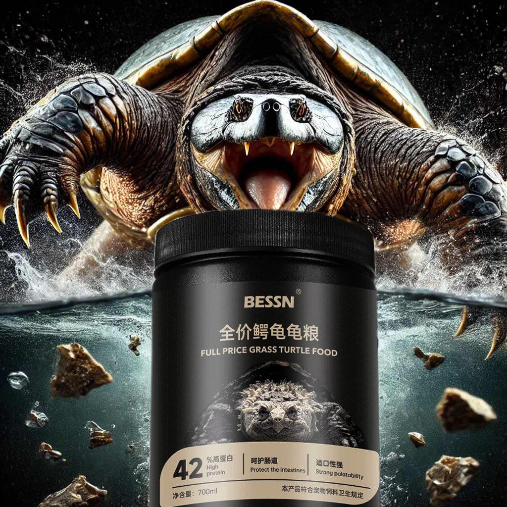 BESSN Snapping Turtle Food Feed North American Small Snapping Turtle ...