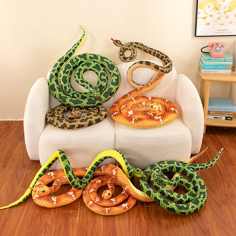 3m Simulation Snake Flower Spots Python Water Python Spoof Tricky ...