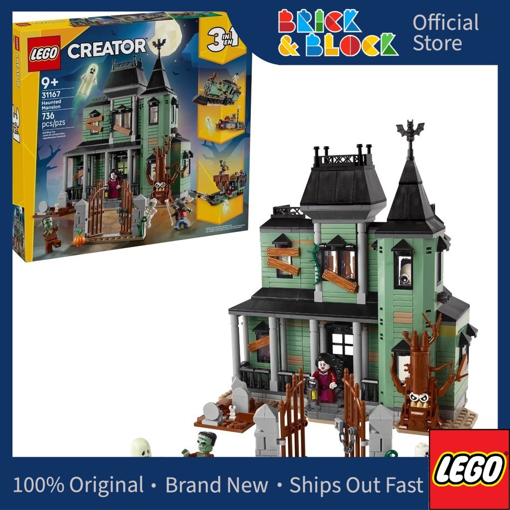 LEGO 31167 Haunted Mansion | LEGO Creator 3-in-1 | Shopee Malaysia