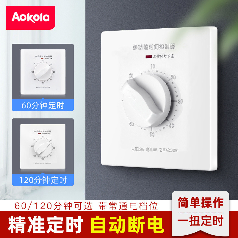 60 Minutes Timer Switch Controller 220v Countdown Automatic Power Off ...