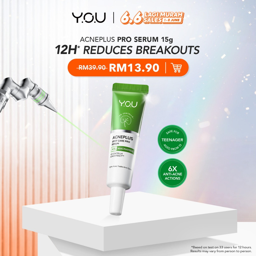 [UPGRADED] YOU AcnePlus Spot Care Pro Serum with 4D Centella Pionin ...