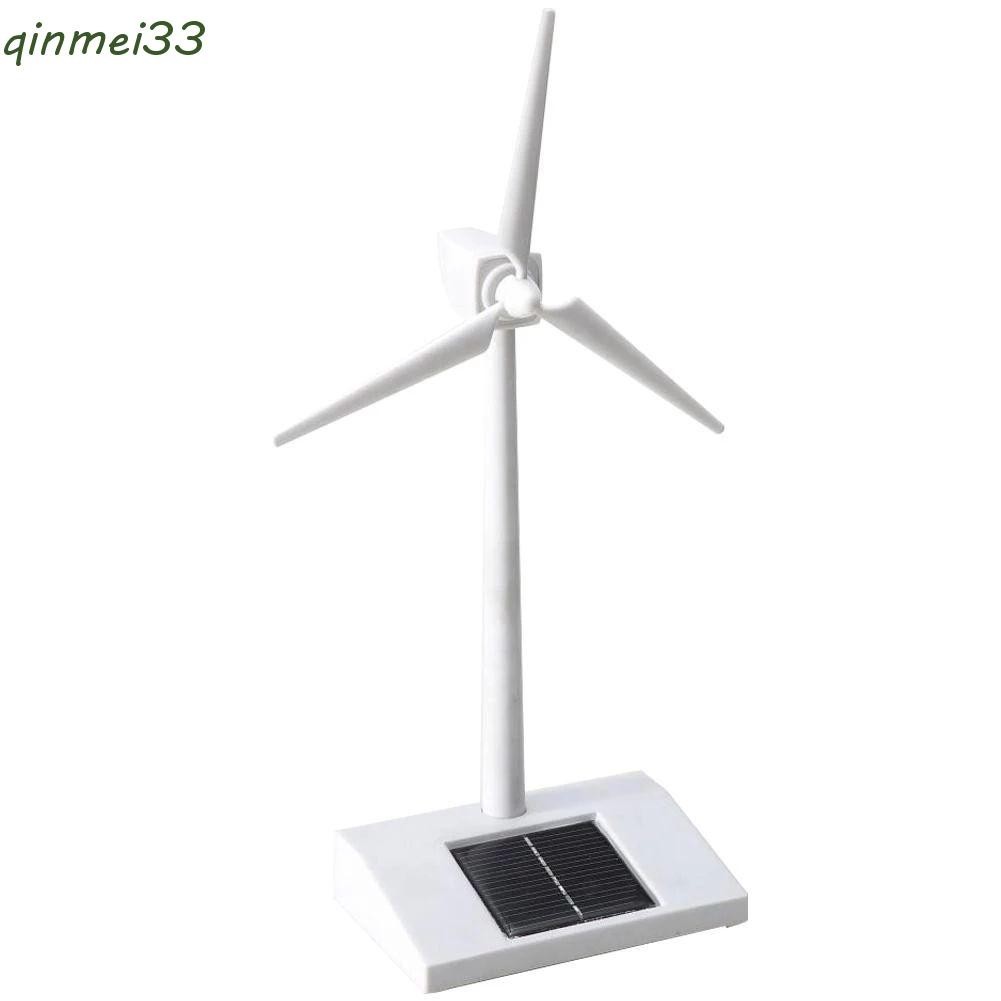 QINMEI Windmill Toy Building Kits for Kids Boy Wind Turbine Solar ...